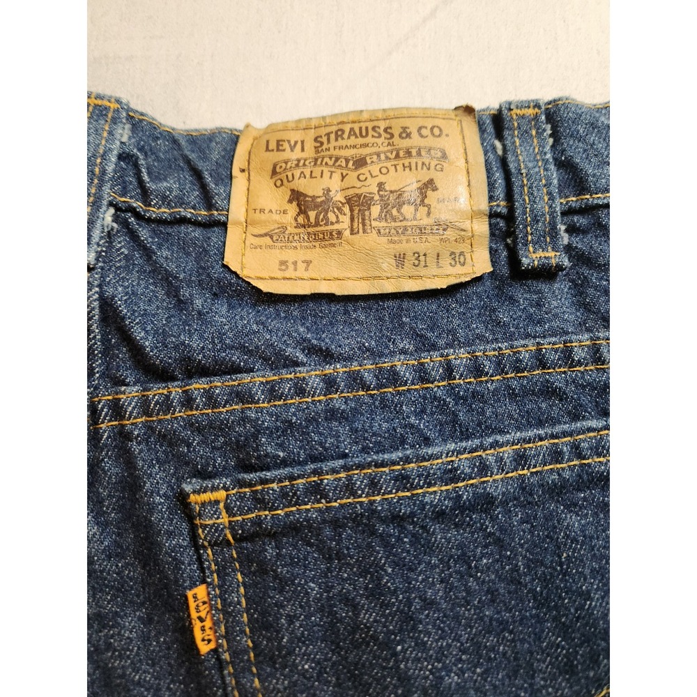 Levi's Men’s Bootcut Jeans in Dark Blue - 517